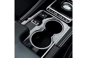 AUTO-SPRO Auto Matt Argento ABS Interni Accessori Auto Anteriore Row Cup Holder Telaio Copertura Trim Sticker per XE F-Pace f pace x761