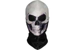 WTACTFUL Skeleton Skull Balaclava Ghost Death Masks Halloween Costume Cosplay Warmer Full Face Mask for Cycling Motorcycle Ski Outdoor Sport