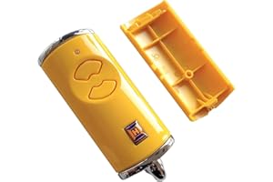 Hörmann Handsender Cover HSE2BS żółta pusta obudowa bez baterii bez płytki część zamienna górna i dolna obudowa