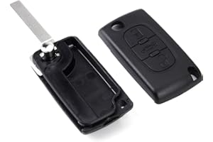 SUREPROMISE 3 Botones Carcasa de Mando Key Llave Coche para Peugeot 407/407 SW