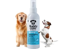 Buddycare Hunde-Entwirrungsspray, einfach anzuwendendes Entwirrungsspray für Hunde, Formel zum Einwirkenlassen ohne Ausspülen, 200 ml