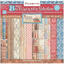 Carta Per Scrapbooking Vintage Library | Blocco 10 Fogli A4 190g/m² | Doppia Faccia | Per Fai Da Te E Decorazioni - Foto 9