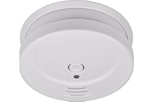Rilevatore di Fumo RM C 9010 BRENNENSTUHL, Allarme Fumo Certificato EN 14604, Segnale Penetrante da 85 dB, Batteria Sostituibile Durata Min. 1 Anno Inclusa nella Confezione, Sensore Fumo Bianco