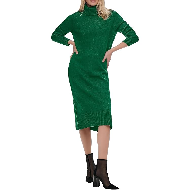 ONLY Abito Lungo In Maglia Midi – Modello Onlnew, Traspirante E Sostenibile, Adatto Per Clima Caldo - 4