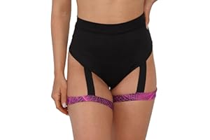 EVELUST Rave Booty Shorts für Damen – Hoch Taillierte Badeshorts Scrunch Sporthose Kurze Leggings Gothic Festival Outfits