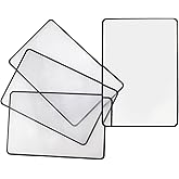 Unvtap 4 Pack Magnifier for Reading 3X (300%) Page Magnifying Lens Full Page Magnifier, Sheet Full Page Magnifying Magnifying