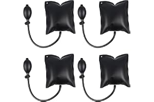 EXLECO 4 stycken monteringskuddar, lyftkuddar, pumpkudde, luftpump wedge, luftkudde, montering, expanderande kudde, pneumatisk spännare för dörrfönster, installation