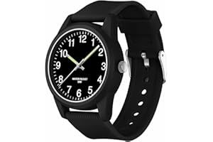 TENOCK Reloj de Aprendizaje para Niños 50 Metros Resistente al Agua Relojes para Niños y Niñas Fácil de Leer Hora Analógica Profesor
