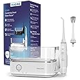 ORACURA Tabletop PLUS Water Flosser OC300 | Two modes Clean & Massage | 10 Setting Water Pressure | 6 Tips & 600 ml Tank | Family Model