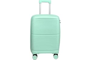 MY TRAVEL BAG Hartschalen-Koffer Trolley Reisekoffer (Handgepäck-Mittel-Groß-Set) 4 Doppelrollen (Mint, Handgepäck (55cm))