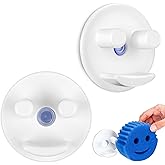 Encuryna Lot de 2 porte-éponges de cuisine Smiley avec ventouses, installation de la ventouse pour lavabo, organisateur d'épo