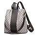 Produktbild WWAVE Frauen Rucksack Geldbörse PU Leder Schulter Tasche Travel Rucksack Fashion Zipper
