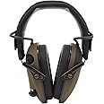 TANGLI Noise Cancelling Earmuff, Foldable Soft Padding Ear Muffs Noise Reduction for Garden Mowing Construction Industrial, Men Women Hearing Safety Over Head Earmuff (OD Green)