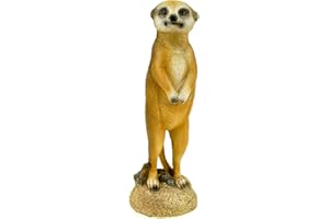 Kremers Schatzkiste Kleines Erdmännchen stehend Figur Gartenfigur 20 cm Meercat Tierfigur