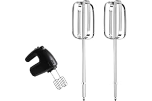LYREH 2pcs Accessoires Mixeur Plongeant Compatibles avec BLACK & DECKER, Fouet de Rechange Universel de Mixeur à Main Électrique en Acier Inoxydable pour Cuisine et Pâtisserie