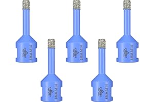 Brocas Diamante para Azulejos 8mm - 8 Piezas Corona Diamante con M14 para Taladrar en seco en Porcelana dura Cerámica Baldosas Granito Mármol Piedra VENJELD