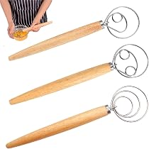 Fouet Danois Taozoey - Set Boulanger Avec Lame Et Grattoir à Pâte