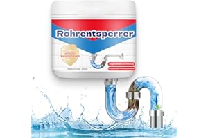 ‎GENERISCH Rohrreiniger Extrem Stark Abflussreiniger, 2026 Neu Upgrade Drain Cleaner Abflussreiniger Schaum Badreiniger Rohrfrei Extra Stark Entkalker für Waschbecken Abwasserkanäle Toiletten Badezimmer (1PCS)