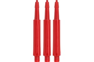 Darts Corner Harrows Clic-Schäfte – kurz 23 mm – rot – 1 Set (3) Checkout-Karten