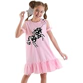 Yıldızlı Unicorn Kız &Ccedil;ocuk Pembe T&uuml;ll&uuml; Elbise