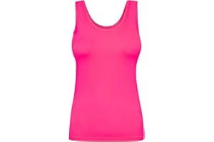 Assoluta Damen Sport Tank Top Shirt in neon Farben grün orange pink gelb
