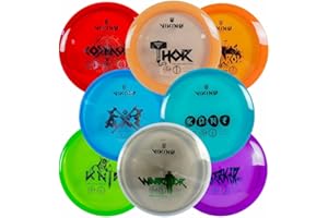 Viking Discs Storm Disc Golf Set - 8 Disques Frisbee pour Toutes Les Distances, Approuvés par la PDGA - Putter, Mid-Range, Fairway Driver, Distance Driver