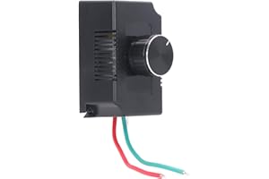 CANDEON AC 220V Motor Speed Controller Fan Speed Controller, Electronic Speed Controller Stepless Control Switch Fan Speed Control Switch Regulator Variable Speed Controller for Exhaust Fan Pump(2000W)