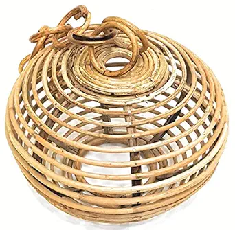 Northeast Handicrafts Cane Hanging lamp Light (Spiral Round)