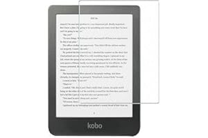 Kepuch 2 Paquetes Vidrio Templado Protector de Pantalla para Kobo Nia 2020,Kobo Aura Edition 2,Kobo Clara HD