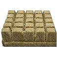 Zibeem 25 Rock-wool Cube Propagation Cloning Seed Raising Hydroponic Rock-wool Soilless Culture Substrate Grow Leave Growth Medium For Vigorous Plant Growth For Cuttings Cloning Plant Propagation