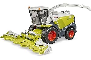 bruder 02134 - Claas Jaguar 980 Feldhäcksler - 1:16 Fahrzeug, Bauernhof, Landwirtschaft, Traktor, Trecker, Schlepper, Bulldog, Erntemaschine, Maisgebiss, Feldarbeit, Spielzeug