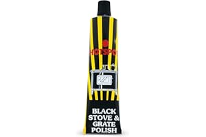 Hotspot Stove and Grate Polish Black – Restores Shine, Protects Cast Iron Surfaces, Easy Application, Heat-Resistant Finish, Ideal for Wood Stoves and Fireplaces 75ml