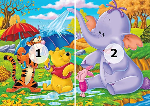 Fototapete Poster WINNIE POOH UND FREUNDE 150x105cm Kinder Bordüre Wandtatoo - 2