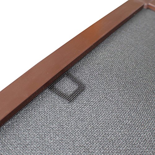 Preisvergleich Produktbild Insektenschutzgewebe Fliegengitter Fiberglas (130 x 150 cm, braun)