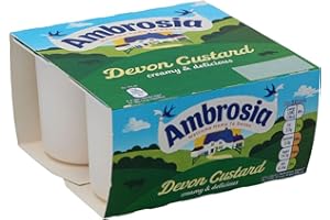 WORLD FOOD SHOP Ambrosia Devon Custard 4x125g