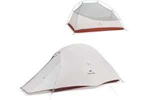 Naturehike Cloud up pro Tenda da Campeggio Leggera per 1 Persona, Facile da Montare, Antivento e Impermeabile, Tenda a Cupola per Viaggi All'aperto e Trekking