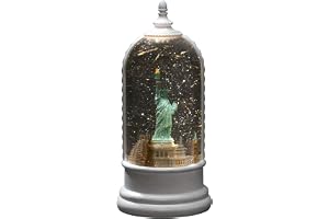Konstsmide LED-vattenlykta, "Frihetsstaty", vit, vattenfylld, valbar energifunktion, med 5 h timer, 1 varm vit diod, batterid