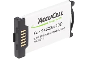 ACCUCELL Batterie compatible avec Aastra type A600ST1, 23-001059-00, 23-001080-00, DK512009 3,7 V 800 mAh