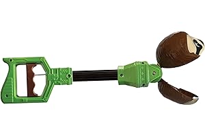 Pincher Pals - Sloth from Deluxebase. Jumbo Sized Hand Grabber Toy for Kids. Fun claw toys that make fantastic ocean gifts!