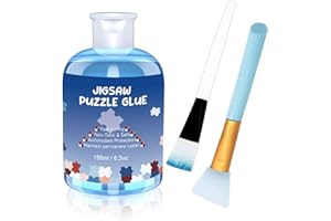 EIGTWEN Puzzle Glue Conserver，150ml Jigsaw Glue Suitable for Jigsaw Puzzles for Adults 1000，Preserve The Eternal Beauty of The Puzzle，It is An Indispensable Jigsaw Accessories(1 pcs）