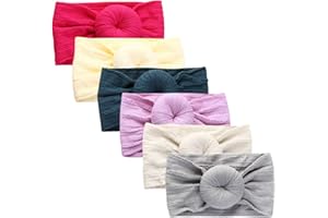 COUXILY Baby bandeau Super extensible turban Headwrap noués pour les bambins et les enfants infantiles (A17)