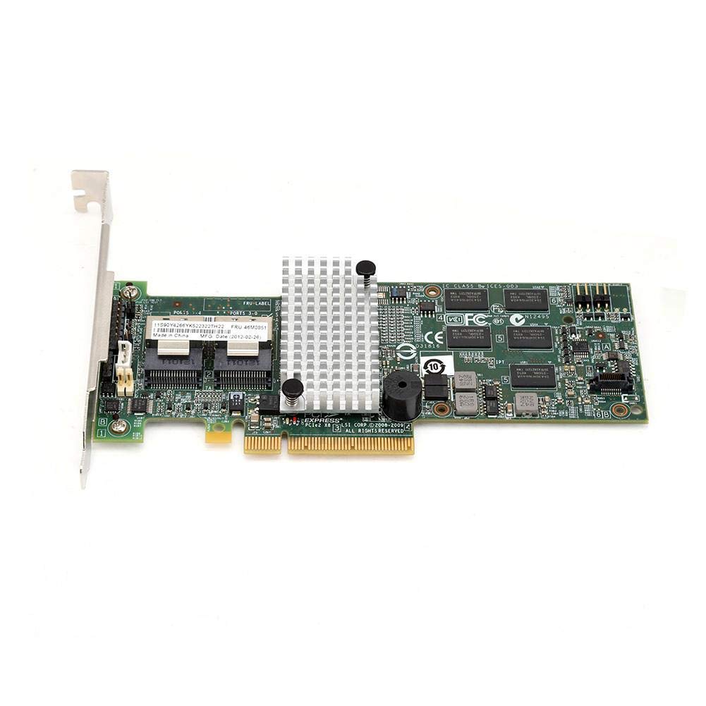 SATA/SAS Array Card PCI-E X8 6Gb/s Internal 6 Gbps SAS/SATA Ports Controller RAID Card for LSI 9260-8i /IBM M5015 46M0851