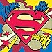 Produktbild Superman Pop Art Shield 40 x 40 cm Leinwand Prints, Mehrfarbig