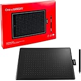 Wacom CTL-472/K0-CX Digital Drawing Graphics Pen Tablet (Red & Black) Small (6-inch x 3.5-inch)(15x8cm) | Battery Free Cordle