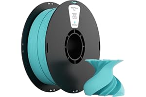 kexcelled Matte PLA Turquoise Filament 1.75mm 3D Printing Material +/- 0.03mm Frosted Texture Effect Surface 1kg Spool Roll for FDM Printer