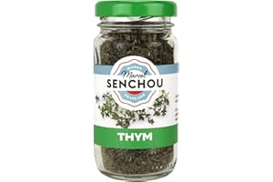 MARCEL SENCHOU - Thym Séché 16g - Aromate Provençal Riche en Goût - Idéal sur les Marinades, les Plats en Sauce, les Mélanges Chèvre/Miel et les Infusions - Recette Élaborée en France
