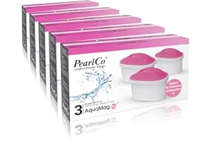 ‎PEARLCO PearlCo - Magnesium unimax Pack 15 Filterkatuschen - passt zu Brita Maxtra