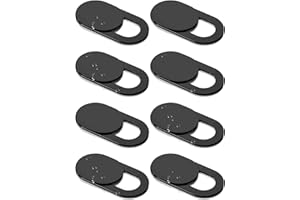 BONBELONG Webcam Cover Slide 8Pack, Web Camera Cover for Privacy, 0.027in Ultra Thin Protector for Laptop, Macbook Pro, iPad pro, Tablet, PC, Phone 8/7/6 Plus