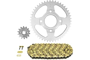 AFAM Kit catena compatibile con Brixton 125 BX 2018+2020 428 14x47 (diametro corona 58-90-10.5) (demoltiplicazione origine)