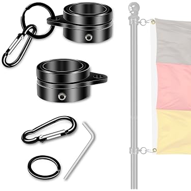 12 Stück Flaggen-Clips Aus Kunststoff – Winddichte Halter Für Kleine Flaggen, Für Garten, Rasen & Fahnenmast